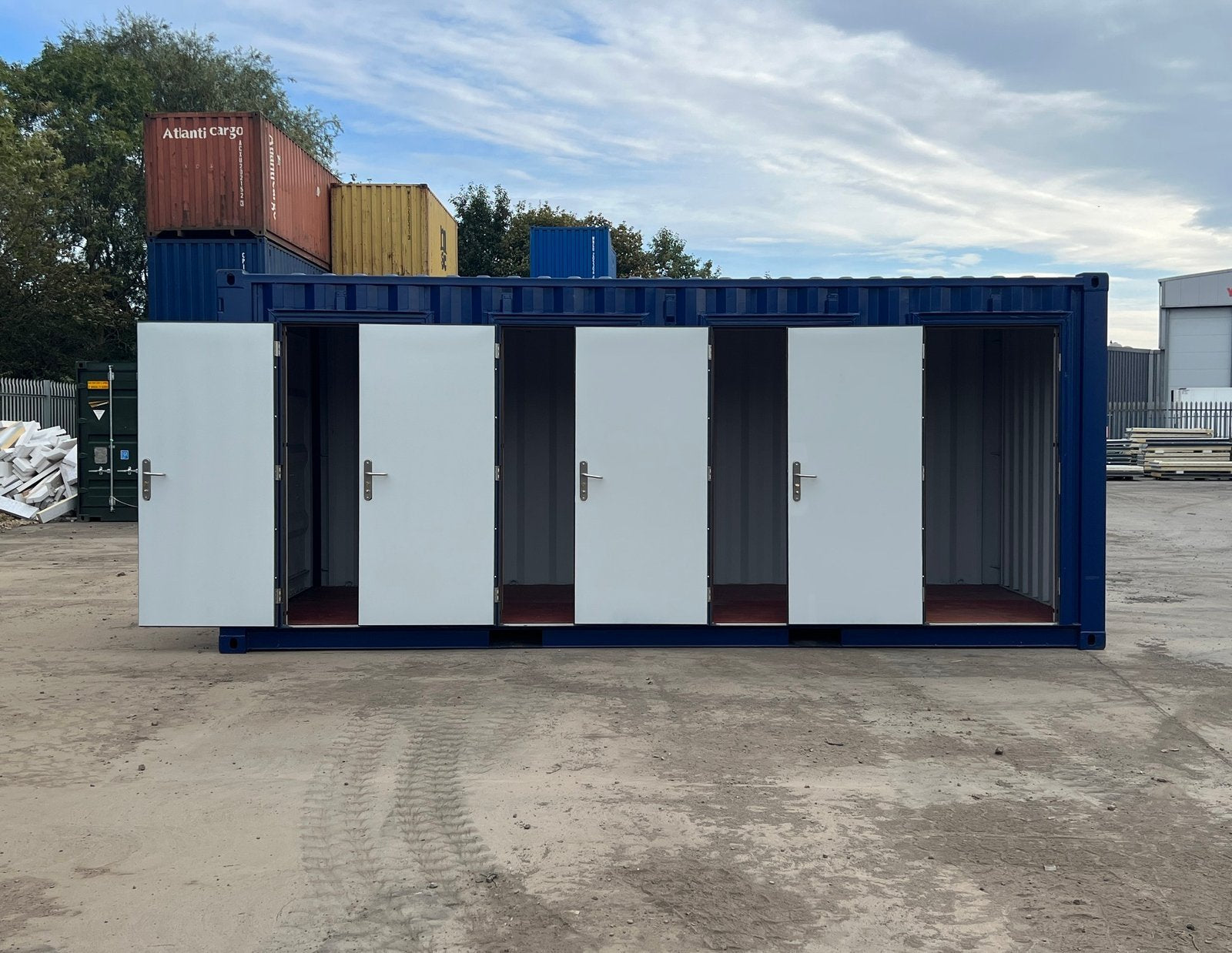 20ft Shipping Container Multi-unit Storage Solution image 0