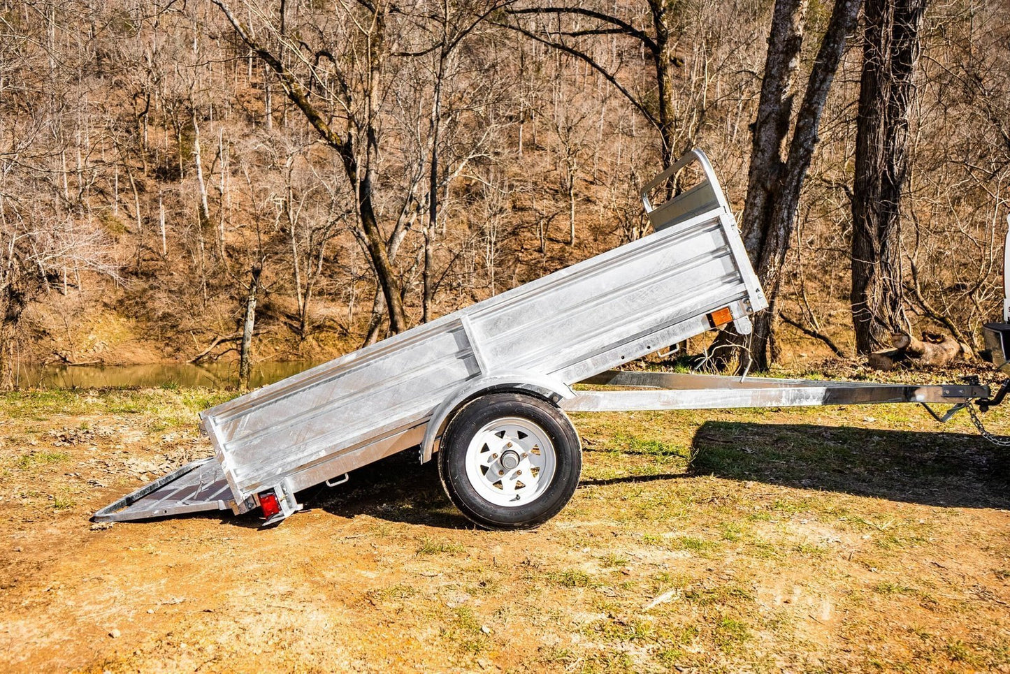 DK2 4.5-ft x 7.5-ft Steel Utility Trailer ( 1295-lb Capacity ) 2491712 image 5