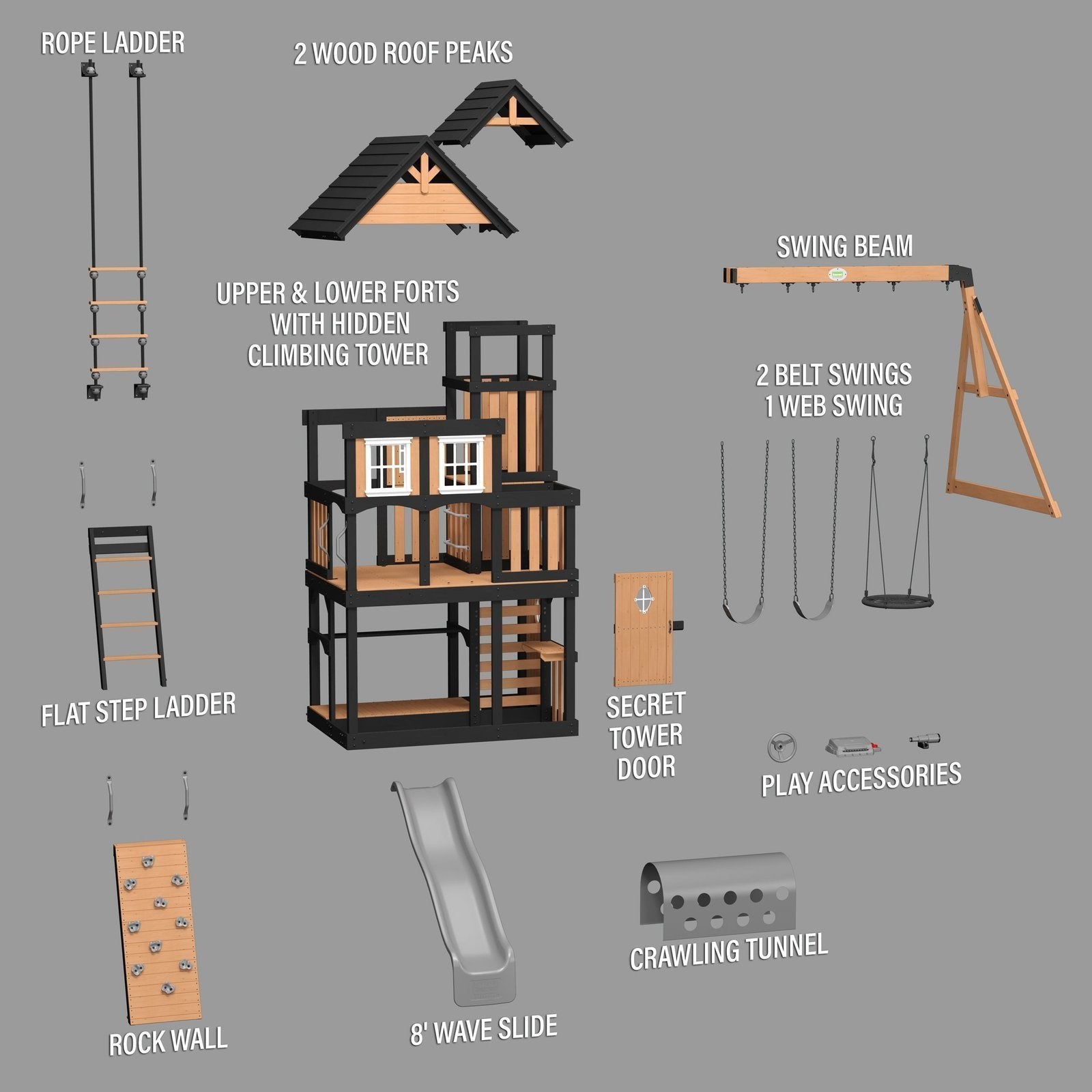 Mystic Tower Swing Set image 18