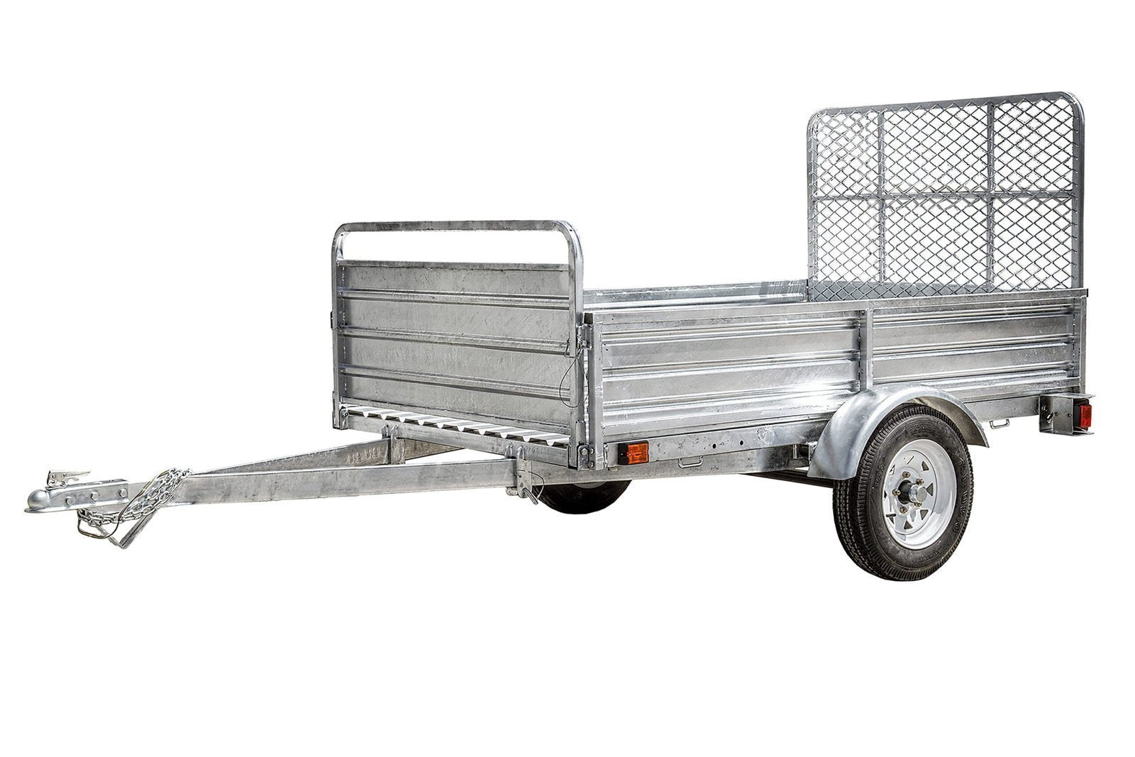 DK2 5-ft x 7-ft Steel Utility Trailer with Ramp Gate ( 1639-lb Capacity ) 2491713 image 0