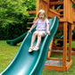 Treasure Trove II Swing Set /Tongue and Groove Wood Roof image 1