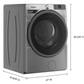 Whirlpool WFW5720RR 4.5 cu. ft. Smart Front Load Washer image 3