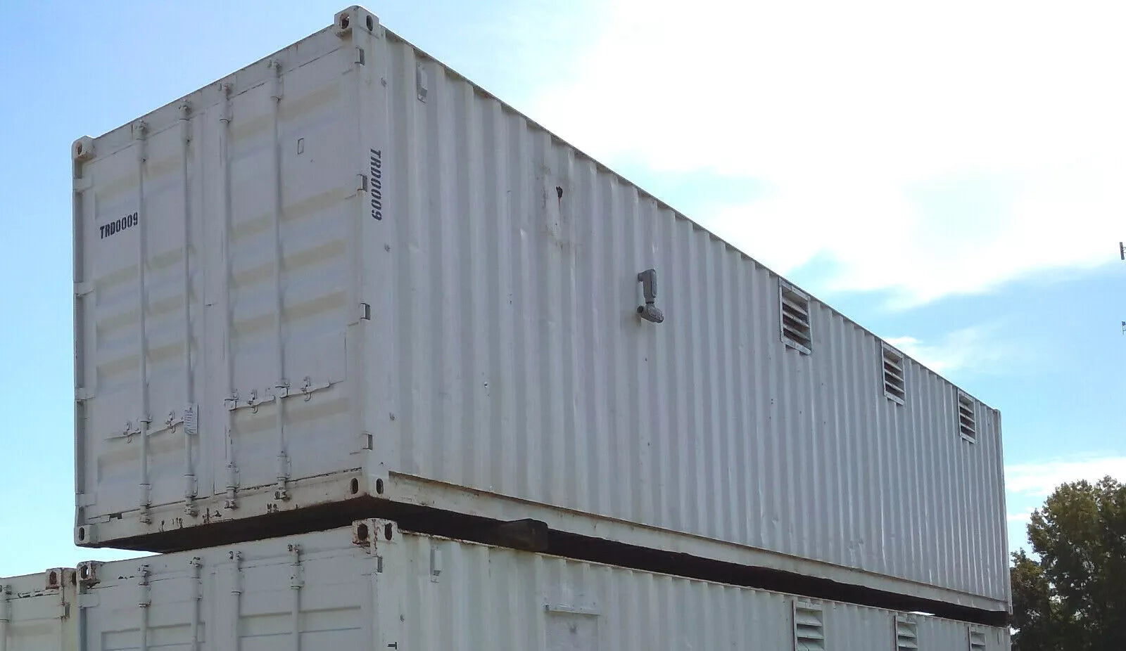 40 ft Container Shop – Climate Controlled Office + Inventory Storage / Racking image 0