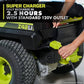 RYOBI 80V HP Brushless 42 in. Battery Electric Cordless Zero Turn Riding Mower Batteries and Charger 80V Batteries 40V image 2