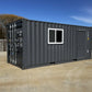 20ft 20’ Slate Gray Shiplap 120V Shipping Container Office Mini Split image 1