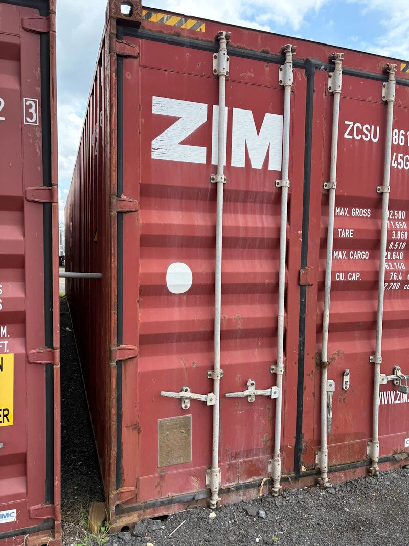 45ft Steel Shipping Containers Red image 1