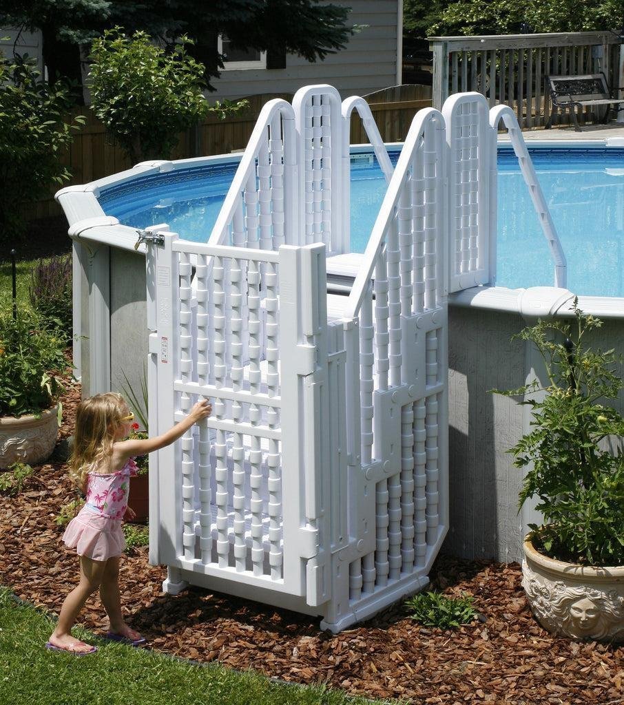 Habitat Et Jardin Escalier double pour piscine " Bruno image 1