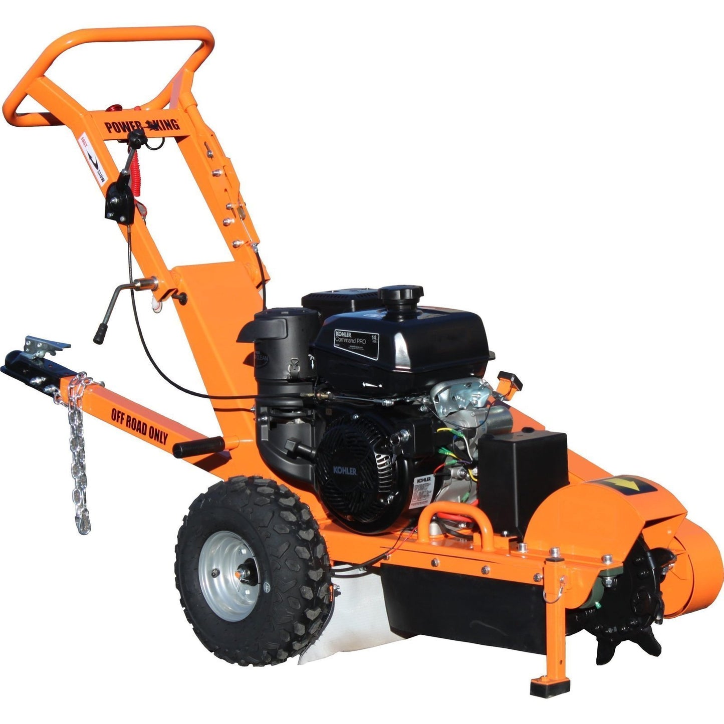 PowerKing Stump Grinder with Electric Starter and Hour Meter- PK0803-EH image 1