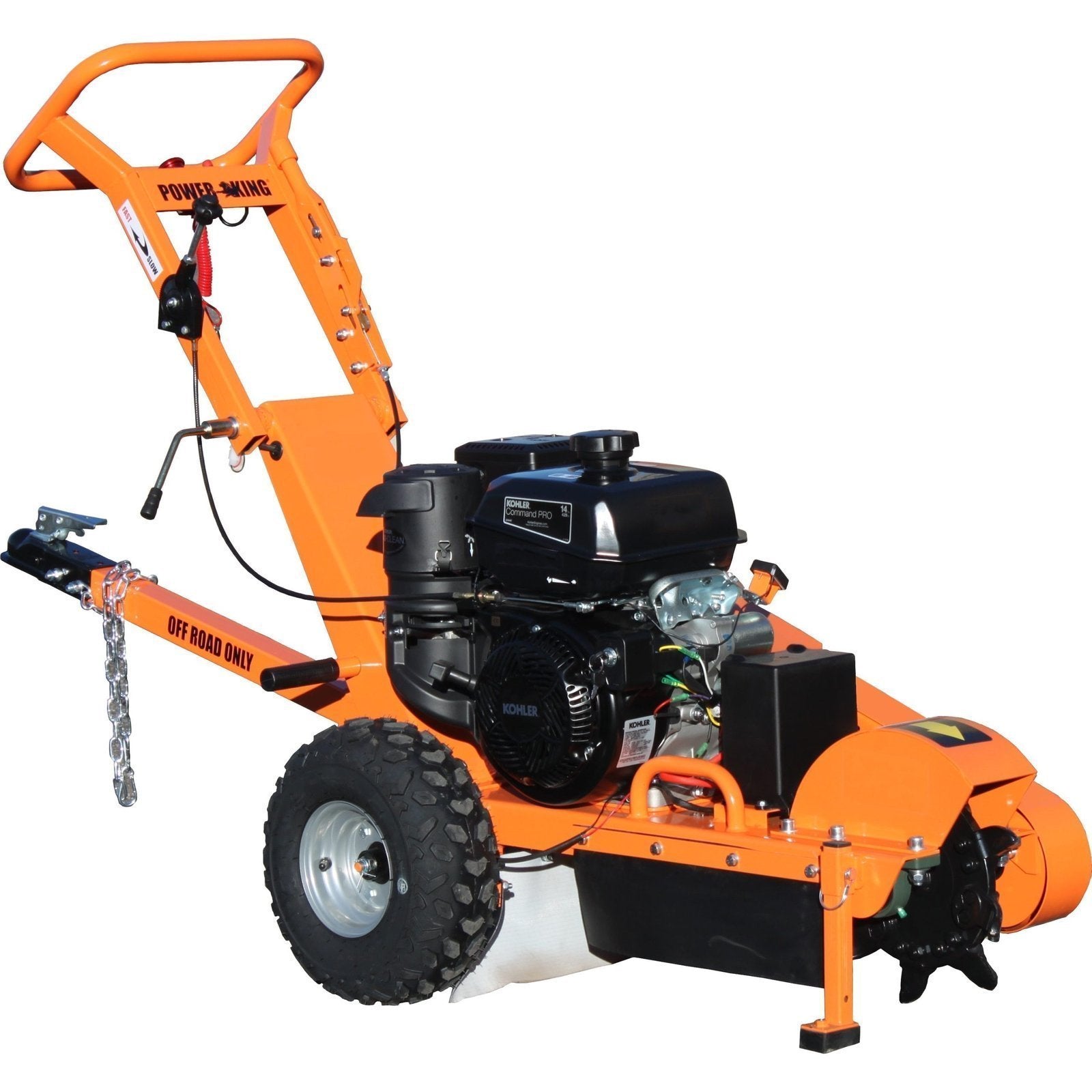 PowerKing Stump Grinder with Electric Starter and Hour Meter- PK0803-EH image 1