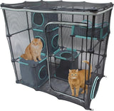 Kitty City Outdoor Catio Furniture and Play Kits for Cats, Outdoor Mega Kit image 0