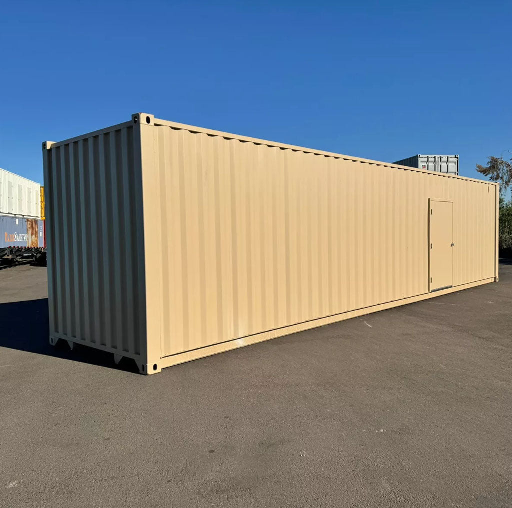40ft shipping container with man door image 5