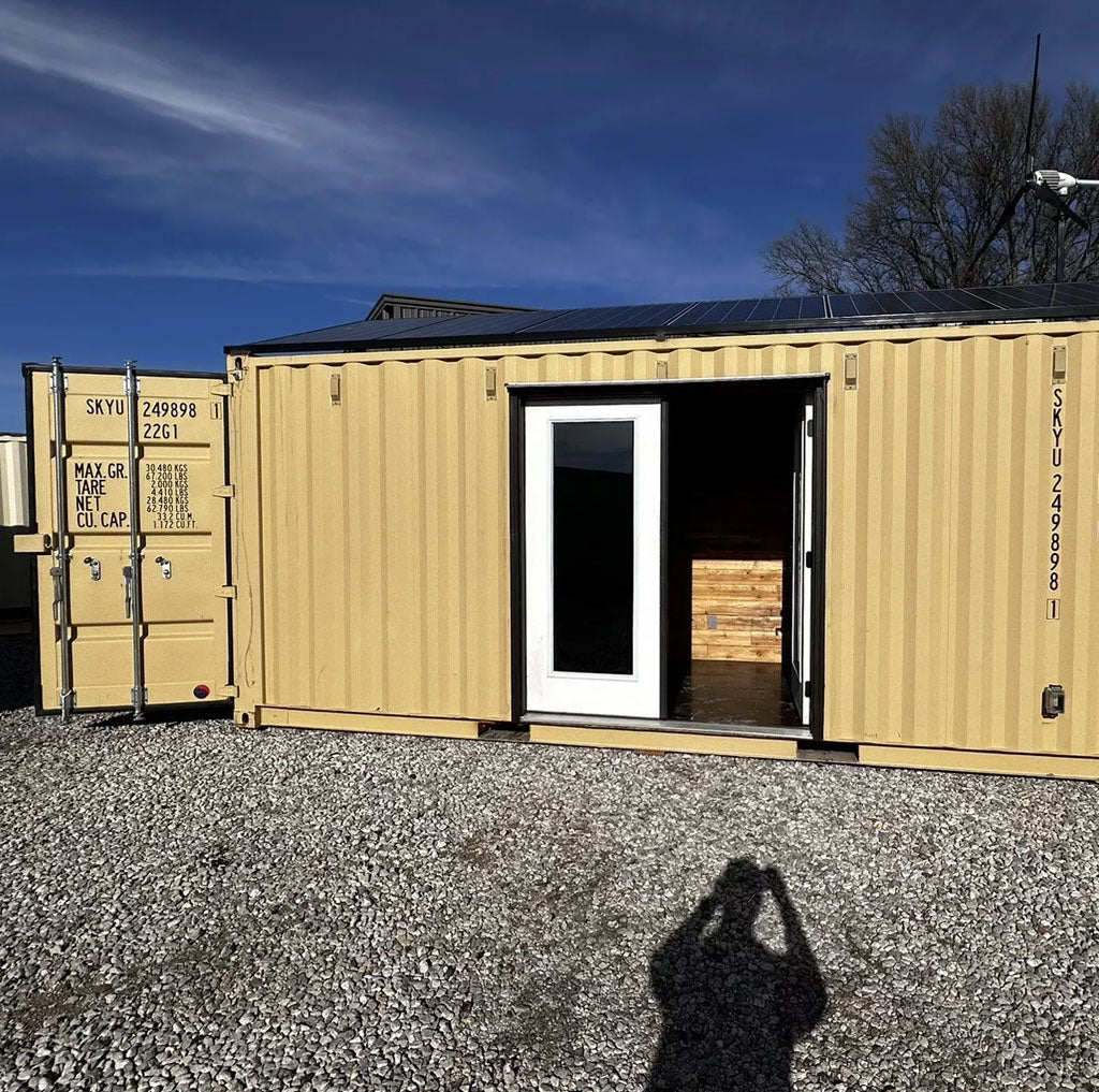 20 ft Shipping Container Office Solar Off Grid Or Grid image 3