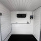 20 ft 20’ Slate Gray Shiplap 120V Shipping Container Office Minisplit image 3