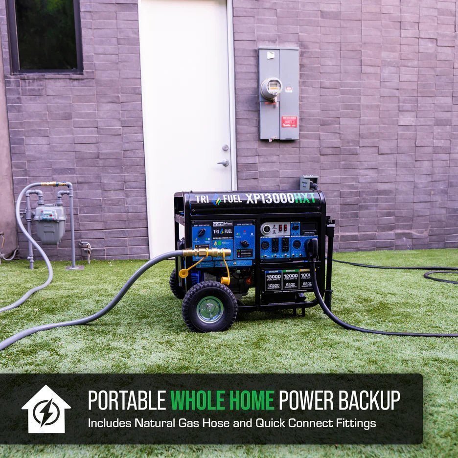 DuroMax XP13000HXT 13,000 Watt Electric Start Tri-Fuel Portable Generator w/ CO Alert image 6