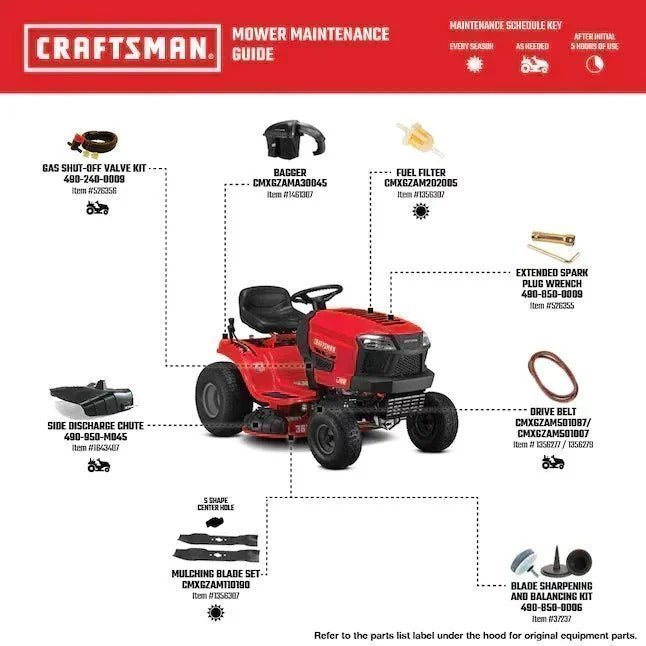 CRAFTSMAN T100 36-in 11.5-HP Riding Lawn Mower image 15