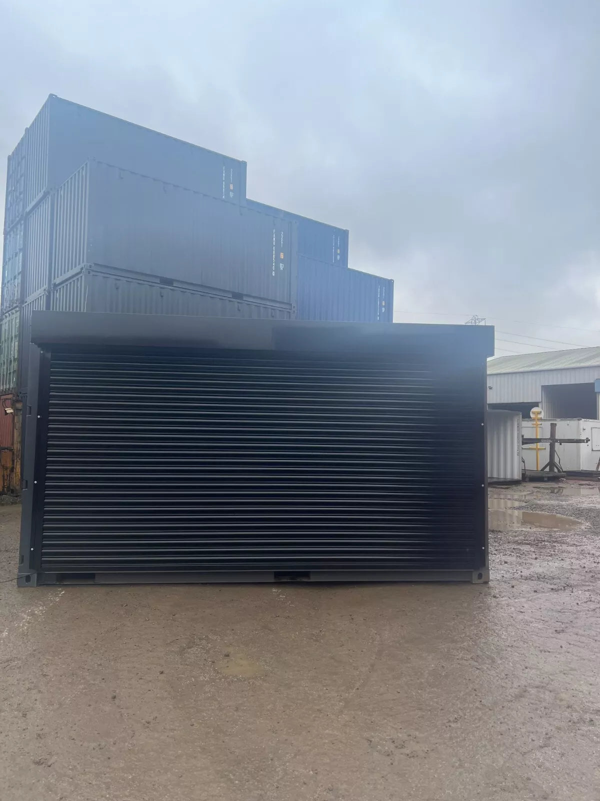 Shipping Container with Electrified Full Roll Up Side Opening image 1
