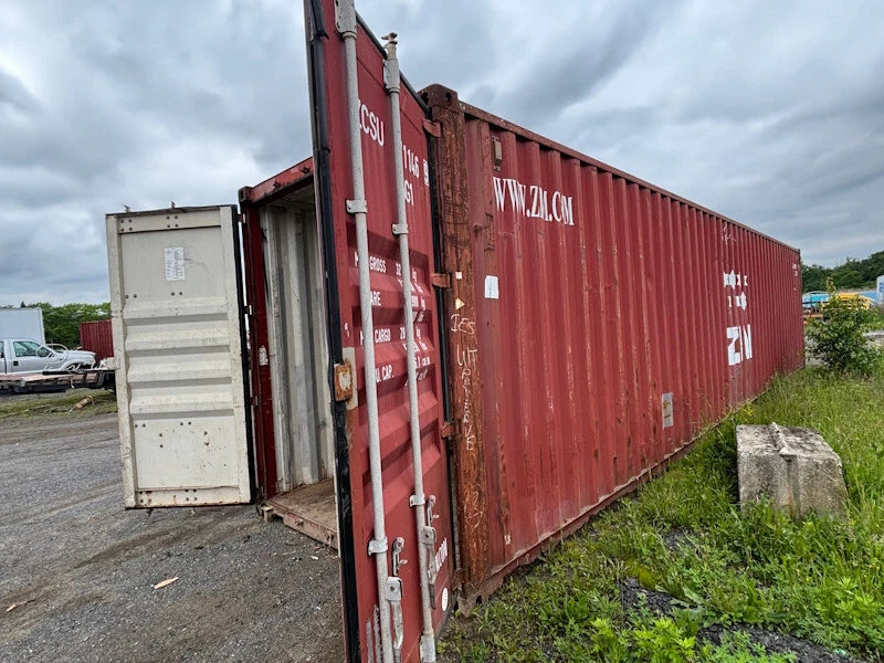 45ft Steel Shipping Containers Red image 2