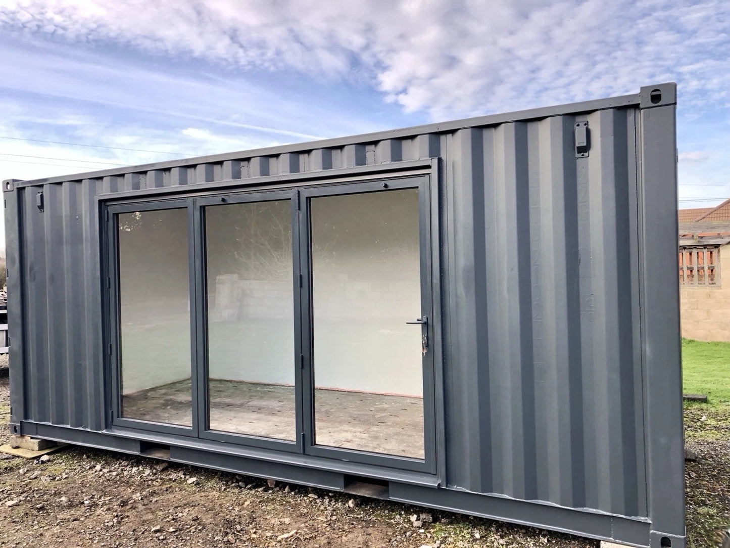 Converted Shipping Container Office Gym 20ft image 3