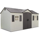 Side Entry 15 ft. W x 8 ft. D Plastic Storage Shed image 0