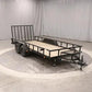 6×16 Heavy-Duty Tandem Axle Utility Trailer – 2025 Steel Frame with Wood Deck image 0