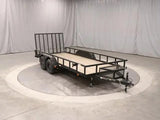 6×16 Heavy-Duty Tandem Axle Utility Trailer – 2025 Steel Frame with Wood Deck image 0