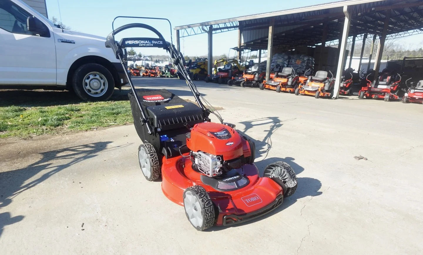 Toro 22″ Electric-Start Recycler Personal Pace Self-Propelled Gas Lawn Mowers. image 3