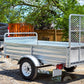 DK2 5-ft x 7-ft Steel Utility Trailer with Ramp Gate ( 1639-lb Capacity ) 2491713 image 3