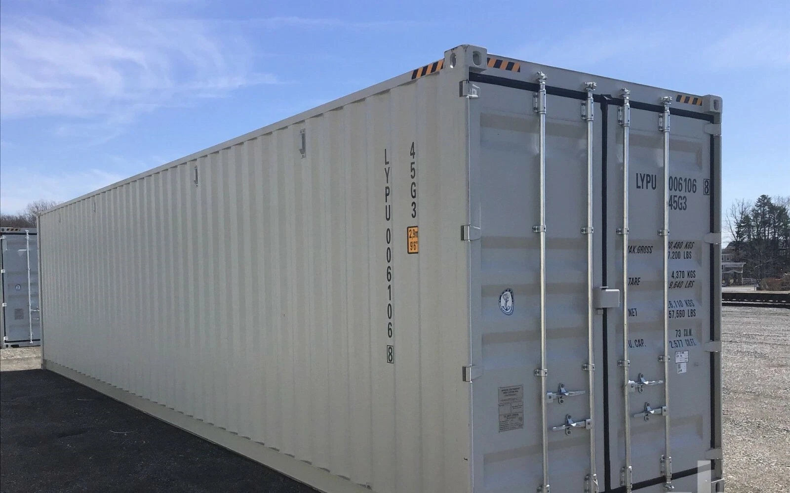 40ft High Cube Container with 2 Side Doors – One Trip image 2