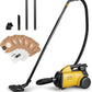 Eureka 3670M Canister Cleaner, Lightweight Powerful Vacuum for Carpets and Hard floors, w/ 5bags,Yellow image 0