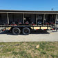 6’4″ x 16 Utility Trailer Double Axle Dovetail With Gate Powder Coated (2) 3500lb Axles image 16