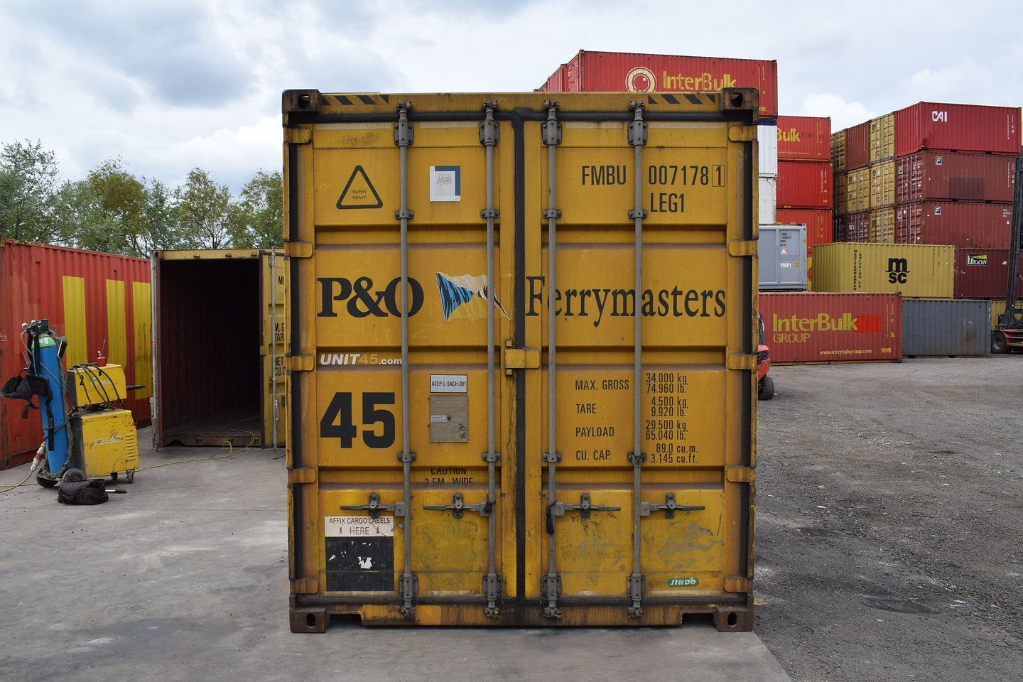 45Ft Hc Shipping Container High Cube Wind And Watertight-Cargo Worthy image 1