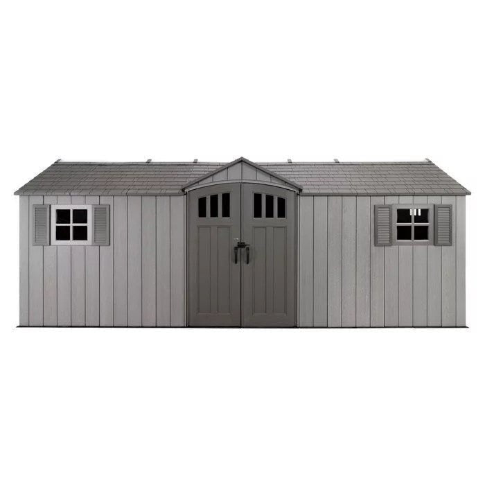 Lifetime 20 ft. x 8 ft. Outdoor Storage Shed – 60351 image 0