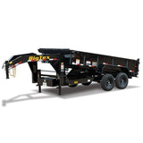 Big Tex Heavy Duty Tandem Axle Gooseneck Dump Trailer | 14GX image 0