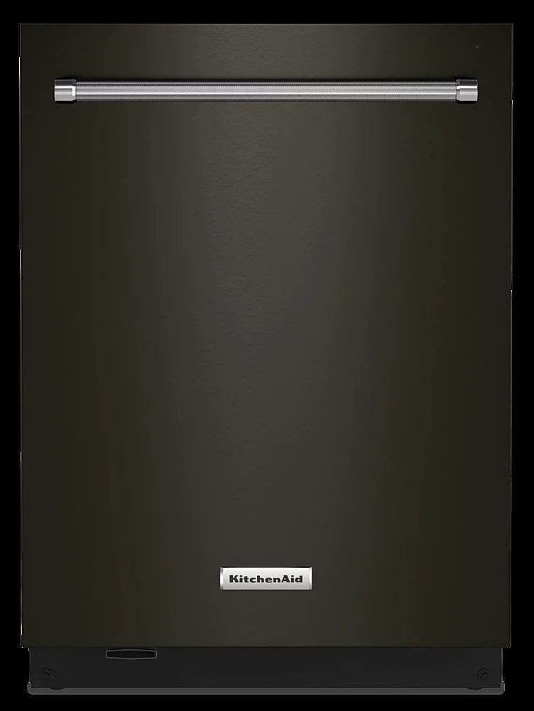 KitchenAid – Top Control Built-In Dishwasher with Stainless Steel Tub, FreeFlex Third Rack, 44dBA – Black stainless steel image 0