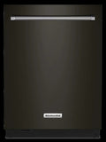 KitchenAid – Top Control Built-In Dishwasher with Stainless Steel Tub, FreeFlex Third Rack, 44dBA – Black stainless steel image 0