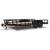 Big Tex Heavy Duty Tandem Axle Pipe Top Utility Trailer | 14PI image 0