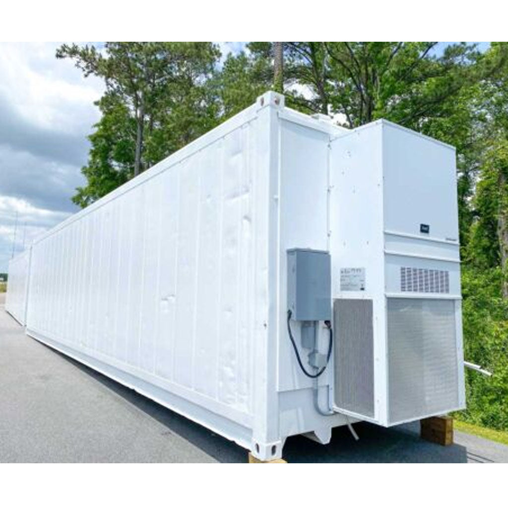 40 Ft High Cube Insulated Shipping Container With 5 Ton Bard Hvac Unit image 0