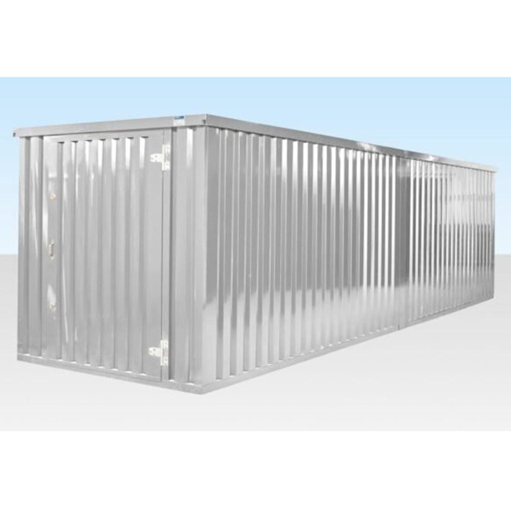 6M X 2.1M End Linked Flat Packed Container Bundle (Galvanised) image 0