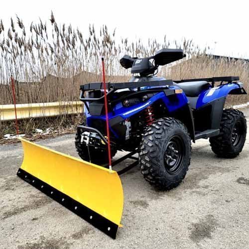 MSA 400 ATV 400cc With Snow Plow 4 x 4 Hi/Low Gears – MSA 400 WITH PLOW – BLUE image 0