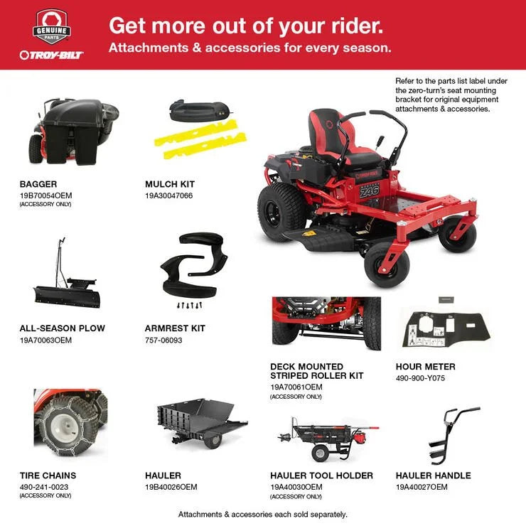 Troy-Bilt Mustang Z46 Zero-Turn Riding Lawn Mowers. image 3