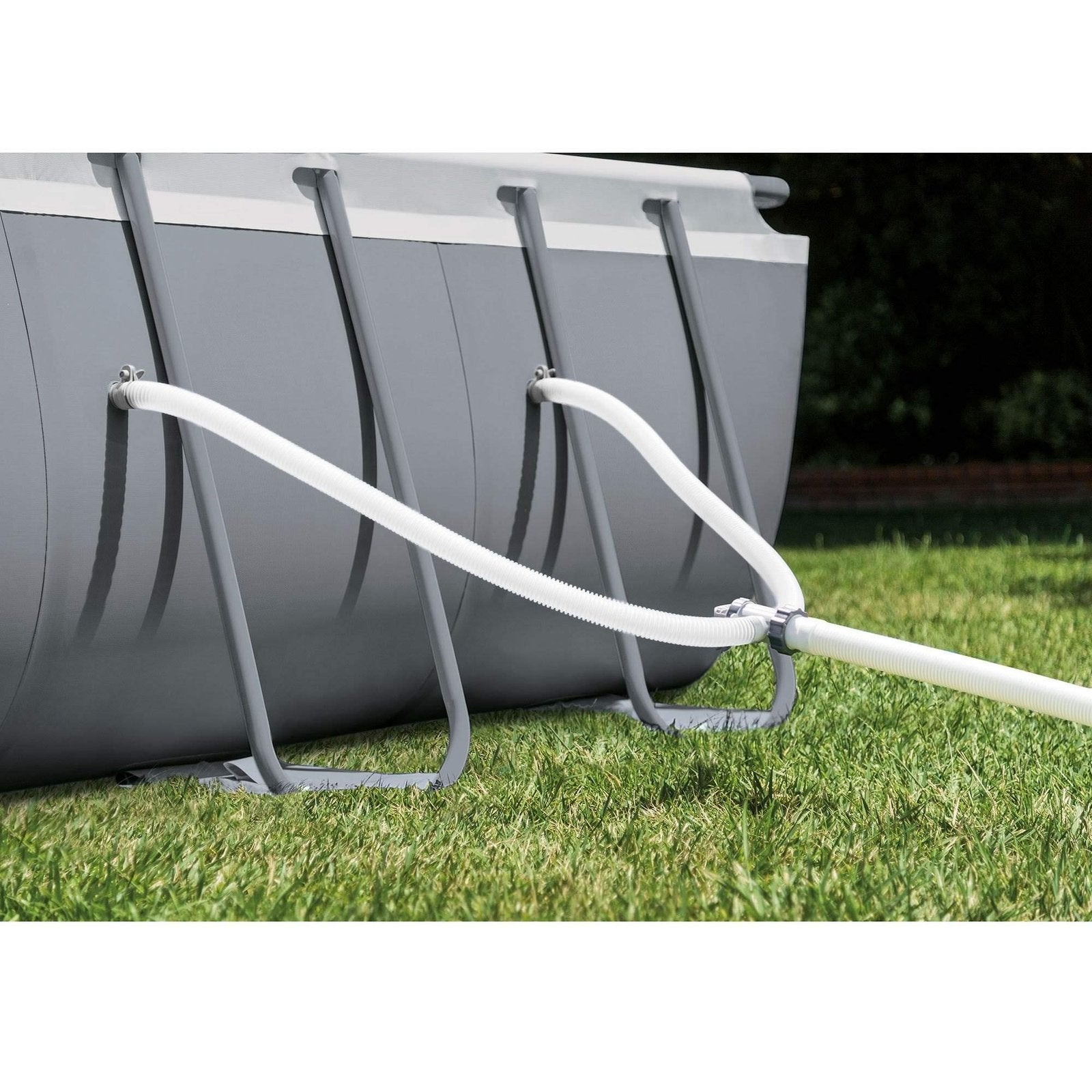 Intex 24ft x 12ft x 52in Ultra XTR Frame Rectangular Swimming Pool Set with Sand Filter Pump, Ladder, Ground Cloth, Cover and Robot Vacuum image 4
