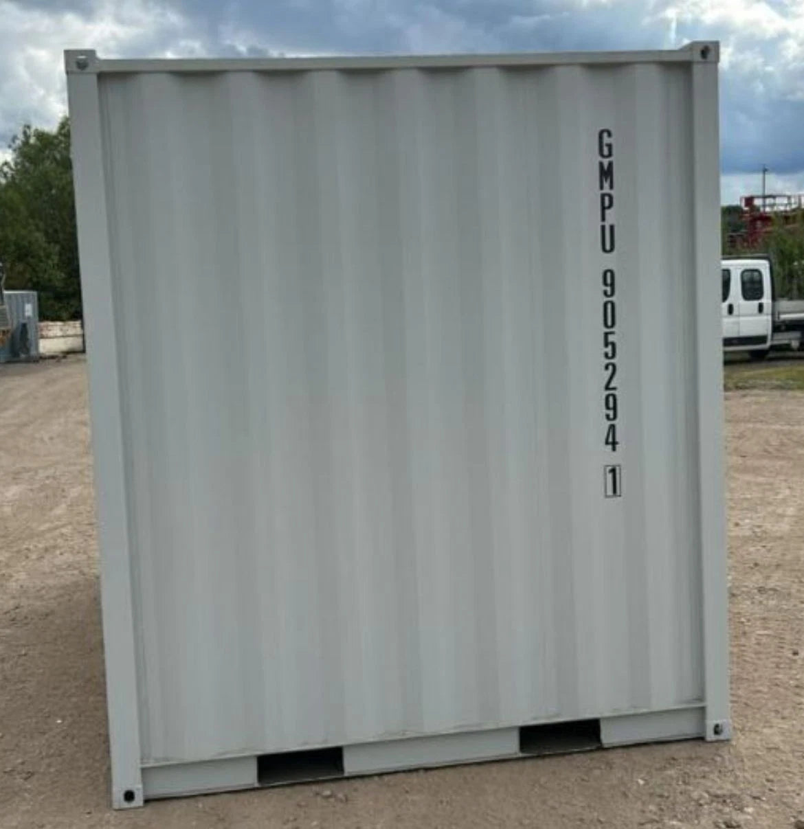 9ft Container Office complete with window and side door image 1