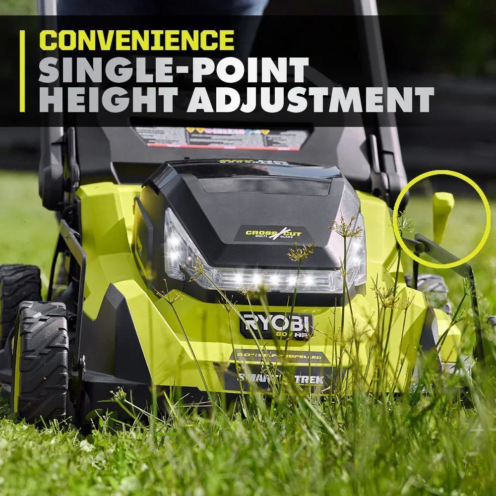 RYOBI 80v Hp brushless 30″ self-propelled dual-blade lawn mower kit image 5
