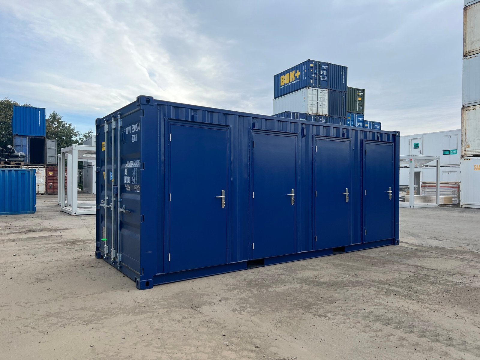 20ft Shipping Container Multi-unit Storage Solution image 1