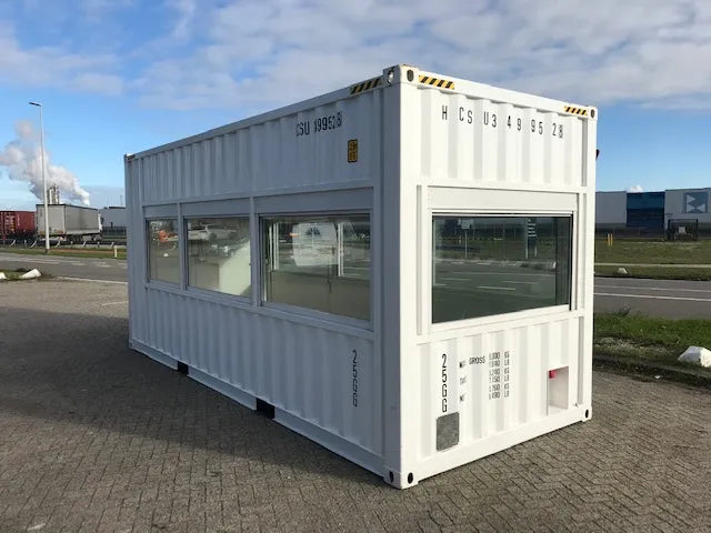 20ft High Cube Fixed Glazing Observation Container image 0