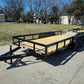 6’4″ x 16 Utility Trailer Double Axle Dovetail With Gate Powder Coated (2) 3500lb Axles image 18