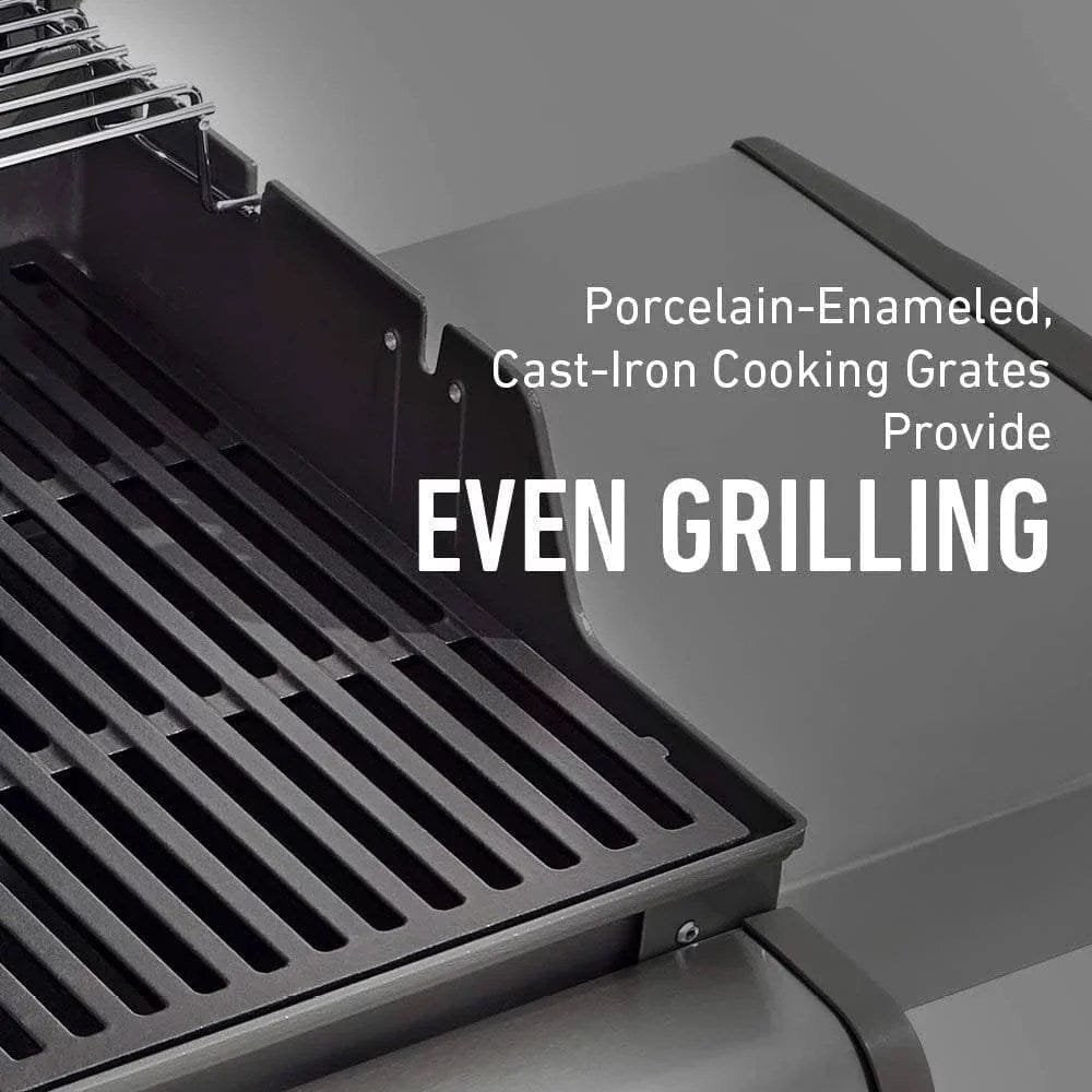 Weber 47510001 Spirit E-310 3-Burner Natural GAS Black Bundle with Generic Grill Cover Barbecue Drip Pans Set of 3 image 5