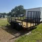 2025 6X12TA UTITILY TRAILER 2 FT WALLS 4568 image 2