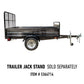 DK2 5-ft x 7-ft Steel Utility Trailer with Ramp Gate ( 1639-lb Capacity ) 2491711 image 8