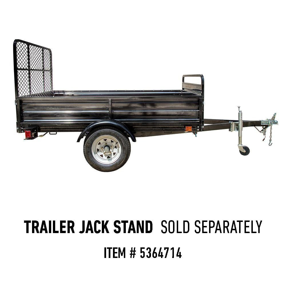 DK2 5-ft x 7-ft Steel Utility Trailer with Ramp Gate ( 1639-lb Capacity ) 2491711 image 8